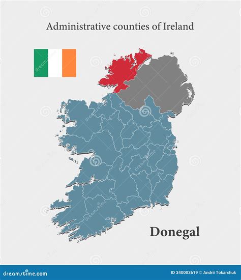 map of county donegal ireland 4
