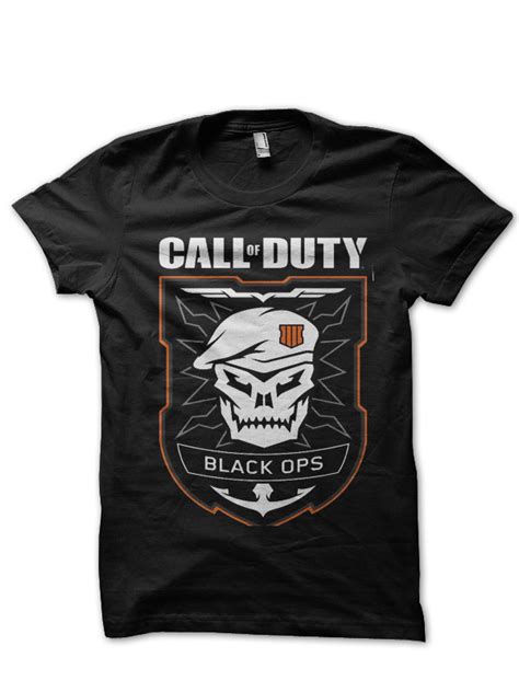 Call Of Duty Black Half Sleeve T Shirt Swag Shirts