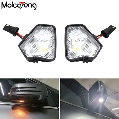 Canbus White Led Under Side Mirror Puddle Lamp For Mercedes Benz W