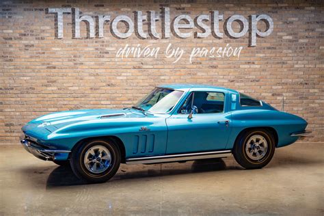 1965 Chevrolet Corvette Throttlestop Automotive And Motorcycle Consignment Dealer