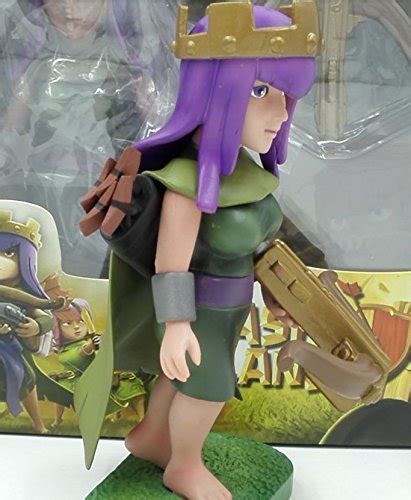 Anime HOT COC Clash Of Clans Archer Queen Barbarian King Action Figure PVC Model Collection Toys