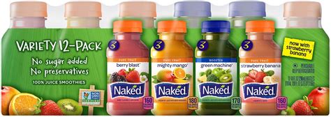 Amazon Naked Juice Blue Machine Flavored 100 Juice Smoothie Blend 15 2 Fl Oz