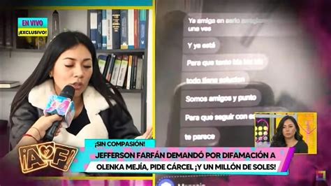 Por Qué Jefferson Farfán Demandó A Olenka Mejía Y Qué Argumentos Usa Ella En Su Defensa Infobae