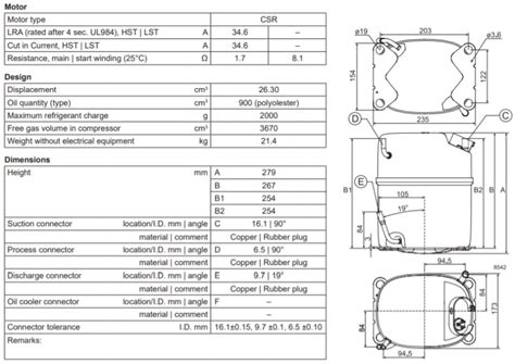 Компрессор Secop GS26MLX код 107B0503 - Ваш Холод