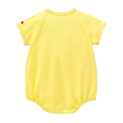 HOT BISCUITS ミキハウス 顔ドン ボディシャツ ロンパース アウトレット 黄 アイボリー cm cm ホットビスケッツ ミキハウスホットビスケッツ公式店 通販