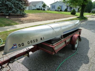 Grumman Aluminum 15 Foot Square Back Canoe 159536269