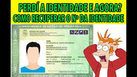 Perdi Minha Identidade E Agora
