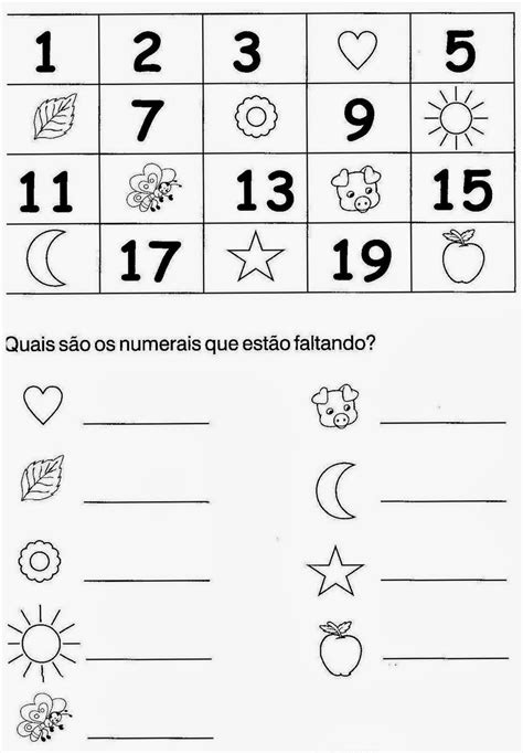 Atividade De Matematica 1 Ano Sequencia Numerica Ate 50