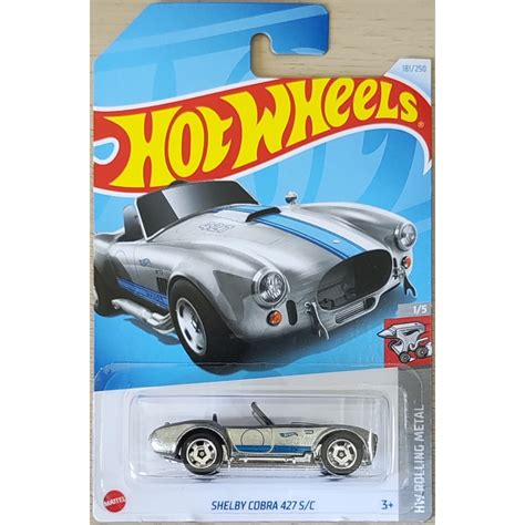 Hot Wheels Shelby Cobra S C Rolling Metal Retro Racers Muscle Mania Roadsters Shopee