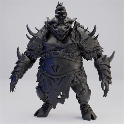 Hot Goblin 猪人アウトロー ミニチュア ホットゴブリン 獣人フィギュア