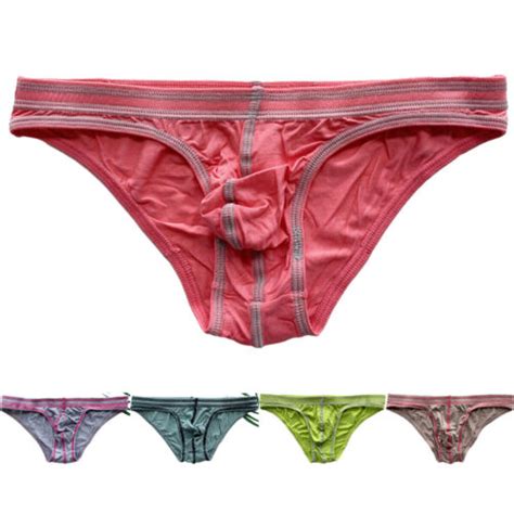 Men S Sexy Low Rise Bikini Pouch Briefs Lingerie Modal Underwear Underpants Ebay