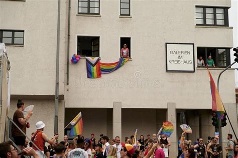 Participant Of Street Parade Of The Christopher Street Day Csd Gay Pride Lgbt Editorial