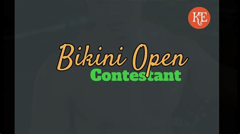 Ang Contestant Sa Bikini Open 1 YouTube