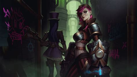 Caitlyn And Vi K Hd League Of Legends Wallpapers Hd Wallpapers Id