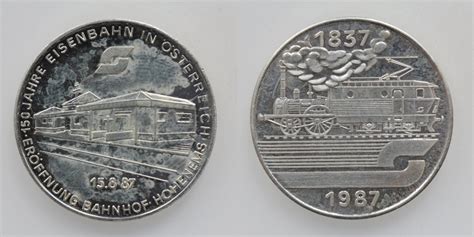 Numismatik Moneta at e U Shop Medaille Österreichische Bundesbahnen