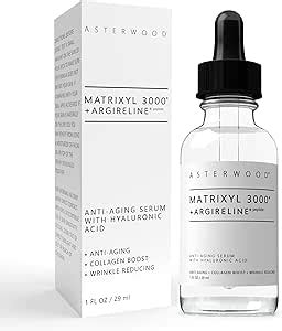 MATRIXYL 3000 ARGIRELINE Peptide 1 Oz Serum Organic Hyaluronic Acid