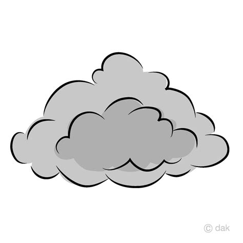 Grey Cloud Clip Art Free Png Imageillustoon