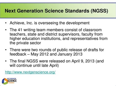 Ppt Common Core State Standards And Next Generation Science Standards