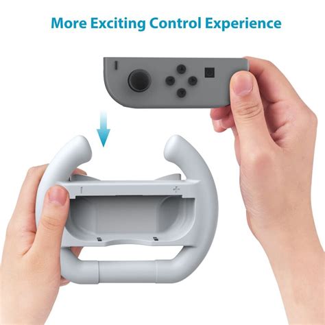 Держатель в виде руля для джойконов Nintendo Switch для Nintendo Switch ...