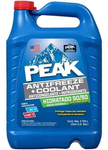 Anticongelante Peak 50 50 Hidratado 1 Galon MercadoLibre