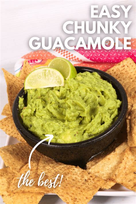 Easy Chunky Guacamole It Is A Keeper