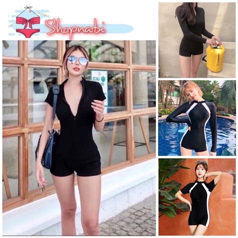 Bikini đồ bơi đi biển mảnh khoá kéo form short kín đáo tôn dáng shopnabi LMQ SHORT Shopee