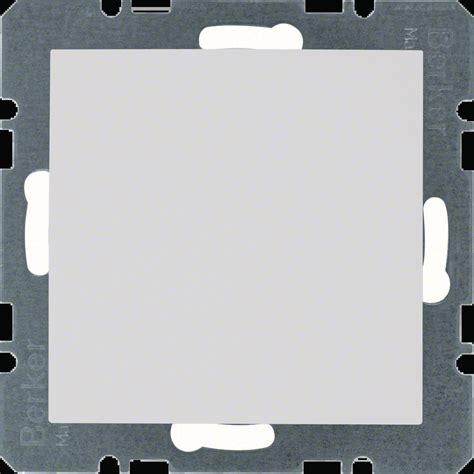 blankplate  cplate sb pw matt  hager