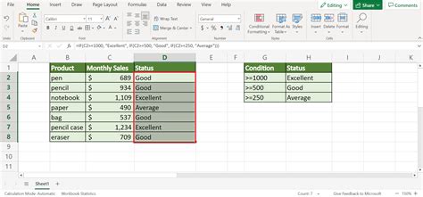 How To Use An If Function With 3 Conditions In Excel Sheetaki