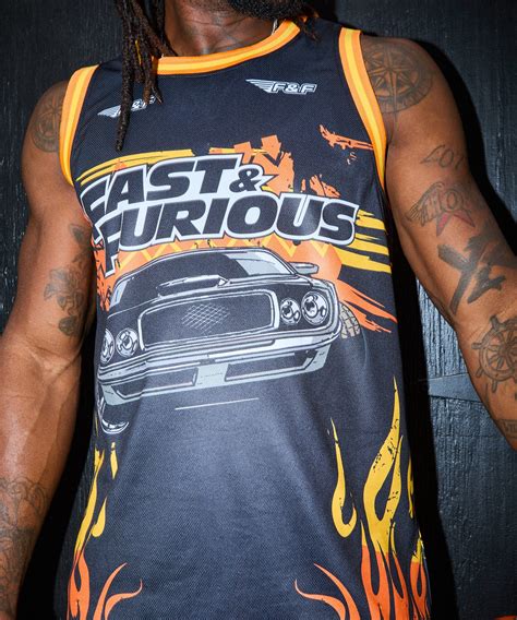 Fast & Furious Basketball Jersey - Black – Reason Clothing