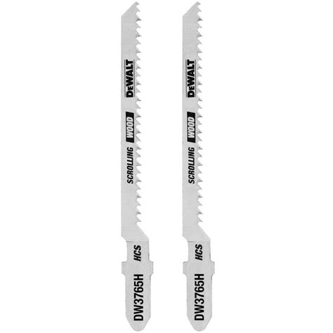 Shop Dewalt 2 Pack 3 In T Shank High Carbon Steel Jigsaw Blade At