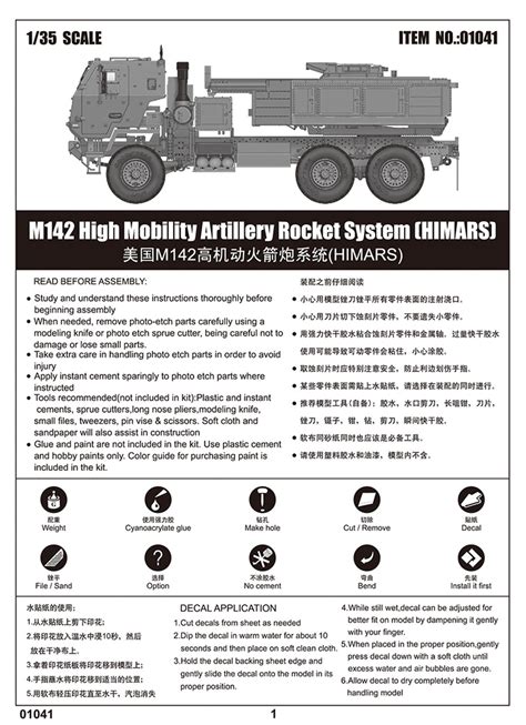 M142 High Mobility Artillery Rocket System Himars Vehicle 135 Trumpeter