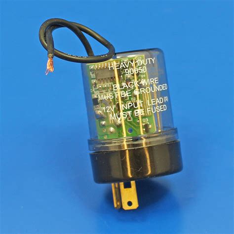 Ledflash2 12v Led Flasher Relay 2 Pin With Reverse Polarity Base And Extension Wires