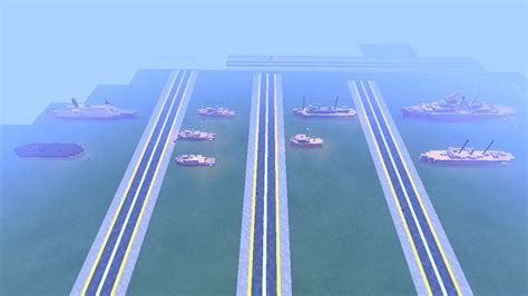 12 Scale American Warships Minecraft Map