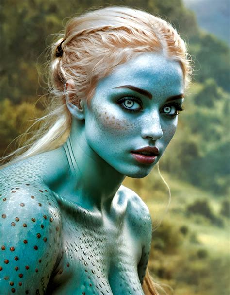 Beautiful Alien Girl by johnblackwater on DeviantArt