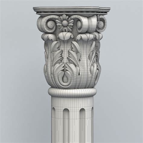 Colonne Mod Le D Stl Obj Fbx Max Free D