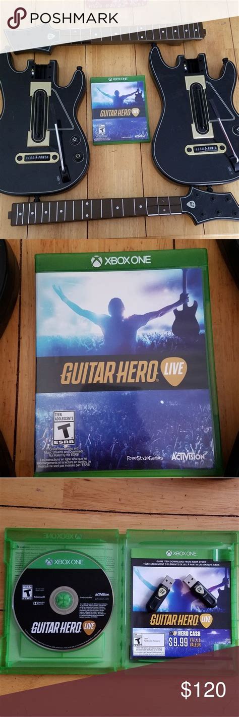 Guitar Hero Live Bundle Guitar Hero Live Guitar Hero Xbox One Games