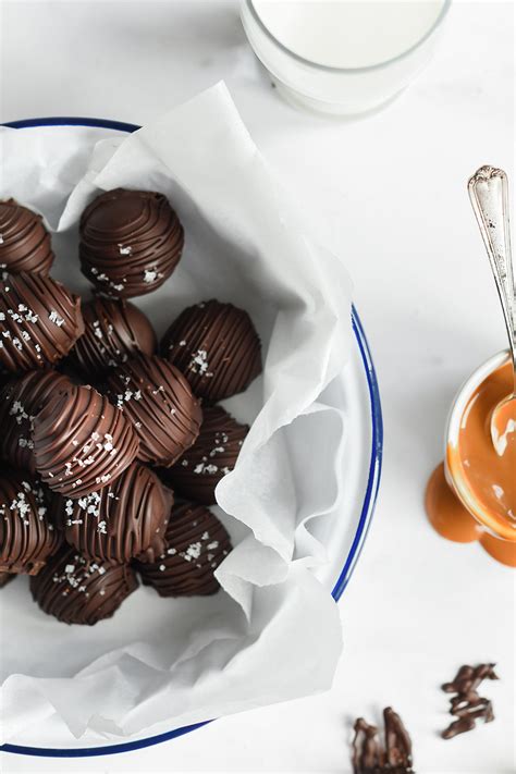 Salted Caramel Chocolate Truffles Emma Bakes Elevate This