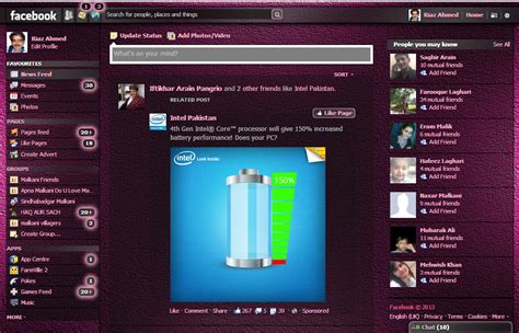 change facebook theme malkanipoint