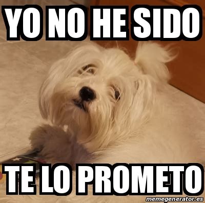 Meme Personalizado YO NO HE SIDO Te Lo Prometo 31221299