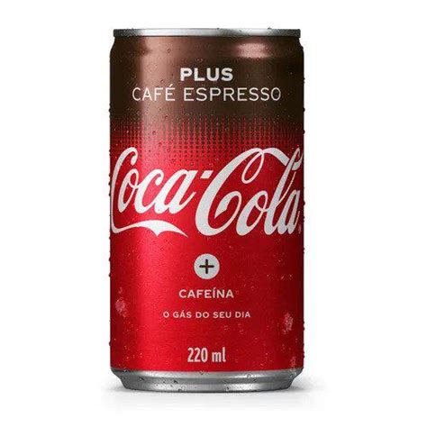 Refrigerante COCA COLA Plus Café Espresso Lata 220ml Nosso Pão