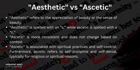 Aesthetic Vs Ascetic Difference Between Them And How To Correctly Use Them Holistic Seo