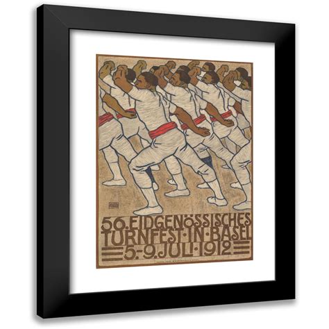 Eduard Renggli X Black Modern Framed Museum Art Print Titled