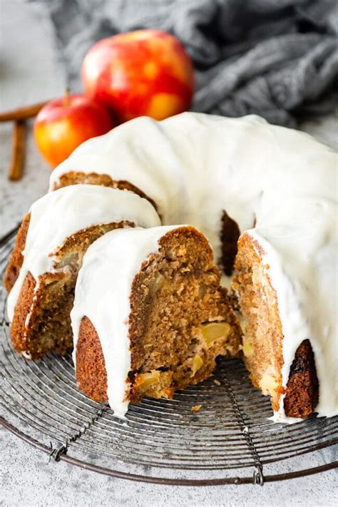 Apple Bundt Cake {cream Cheese Frosting} Two Peas And Their Pod