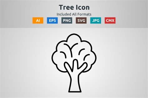 Tree Vector Outline Icon Graphic by abidehtisham198 · Creative Fabrica