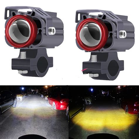 Farol Led De Alto Potencia Para Moto Carro Luz Auxiliar Spotlight