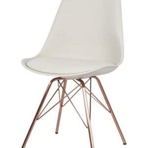 Cadeira Torre Eames Nude Almofada Base Cobre Leroy Merlin