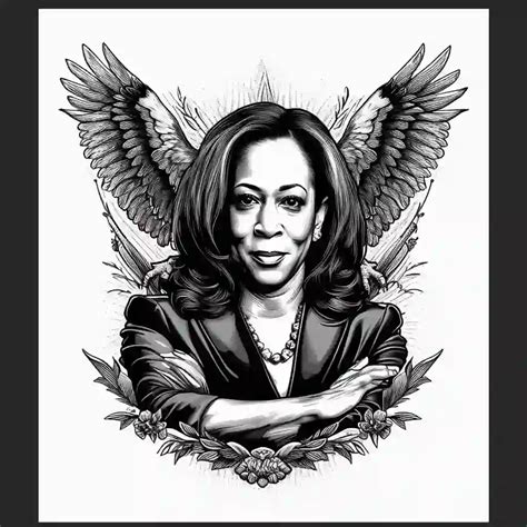 Kamala Harris President USA Tattoo Idea for Leg | tattoon.ai Generator