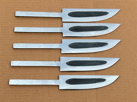 Lot Of Carbon Steel Yakut Blank Blade Knife For Knife Making Supplies