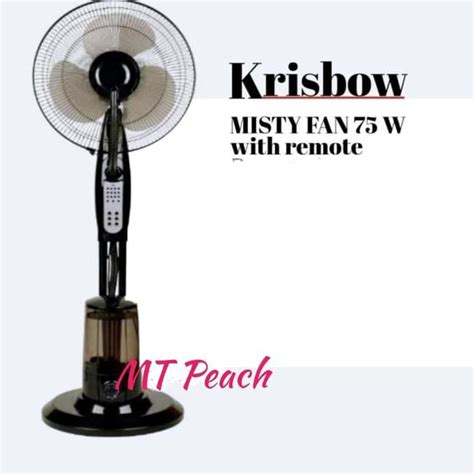 Jual Krisbow Misty Fan Kipas Angin Uap Dengan Remote Ltr W Inci