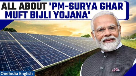 Explained Pm Surya Ghar Muft Bijli Yojana Free Electricity For One